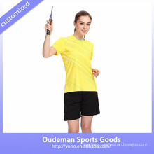 2017 Sublimated badminton uniform women high quality badminton set cheap badminton uniform